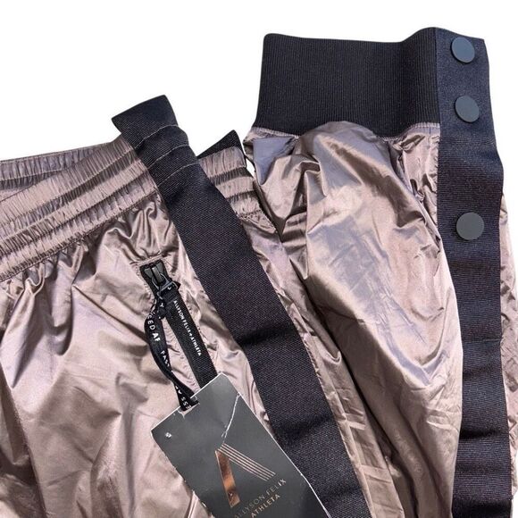 ATHLETA x Allyson Felix Legend Luxe Track Pant metallic Size Large NEW - Picture 9 of 12